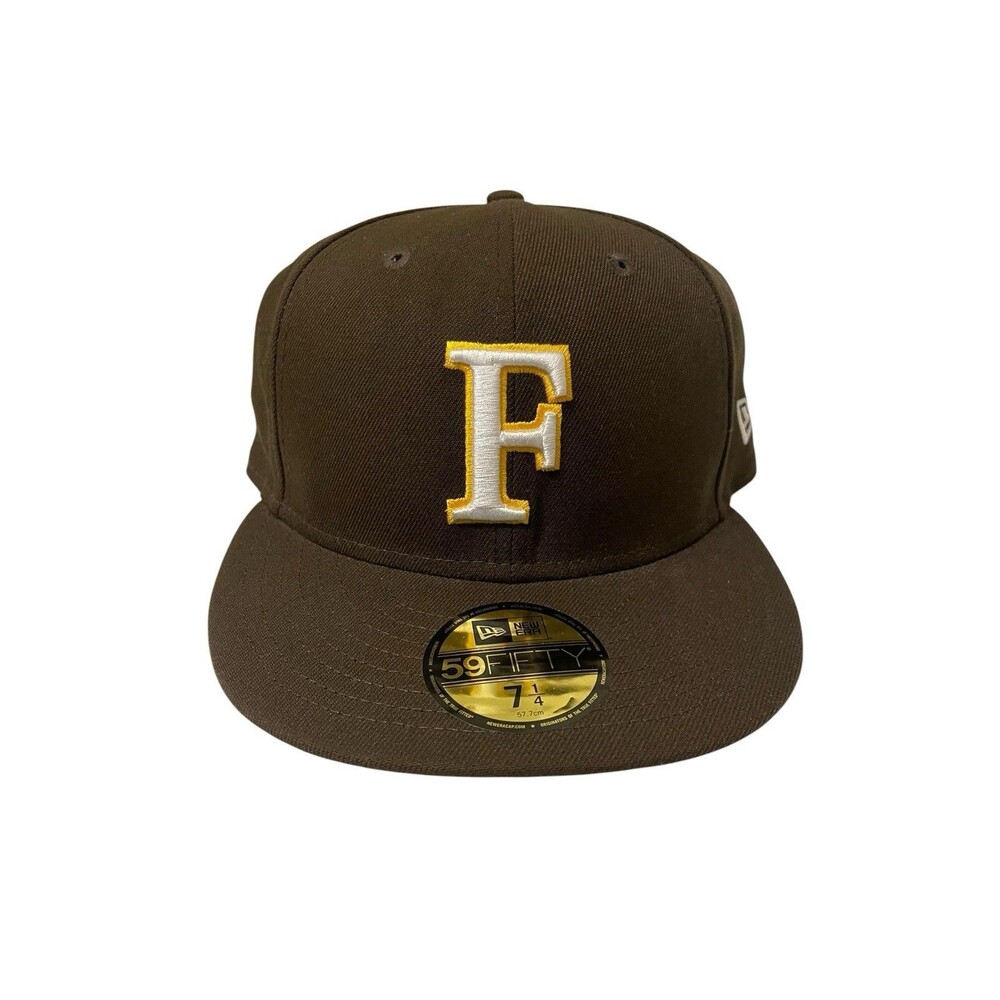 Feature x New Era 59Fifty Collegiate Brown Fitted Cap Size 7 1/4 Streetwear
